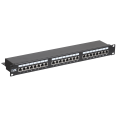 ITK 1U патч-панель кат.5Е STP, 24 порта (Dual), с кабельным органайзером