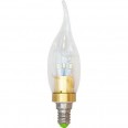 Лампа светодиодная 6LED(3.5W) 220V E14 4000K золото LB-71