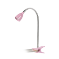 Светильник настольный светодиод. (LED) 21x4Вт 220В розовый гибкий с зажимом Jazzway