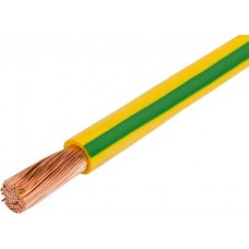 Провод медный монтажный ПуГВнг(A)-LS 1х2,5 мм2 желто-зеленый