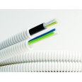 Электротруба ПВХ гибкая гофр. д.16мм, цвет серый, с кабелем ВВГнг(А)-LS 3х1,5мм2 РЭК ``ГОСТ+``, 50м