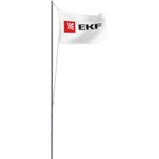 Мачта молниеприемная секционная пассивная алюминиевая c флагом ММСПС-Ф-7 L=7м EKF PROxima