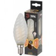 F-LED BTW-5W-827-E14 frost Лампы СВЕТОДИОДНЫЕ F-LED ЭРА (филамент, свеча витая мат., 5Вт, тепл, E14)