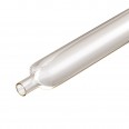 Самозатухающая термоусаживаемая трубка c клеевым составом в рулоне 32/8 мм прозрачный 4:1