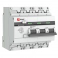 Дифференциальный автомат АД-32 3P+N 32А/100мА (хар, C, AC, электронный, защита 270В) 4,5кА EKF PROxi