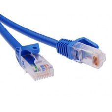 Патч-корд неэкранированный CAT6 U/UTP 4х2, LSZH, синий, 5.0м