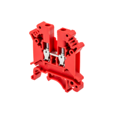 Клемма винтовая проходная, 4 мм2, красная MTU-4RD