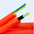 Электротруба ПНД гибкая гофр. д.16мм, цвет оранжевый, с кабелем ВВГнг(А)-LS 3х1,5мм2 РЭК `ГОСТ+`, 50