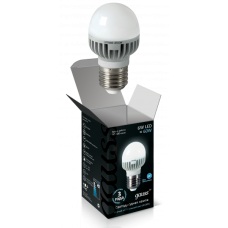 Лампа светодиодный шар металл 6W 4100K E27 Gauss