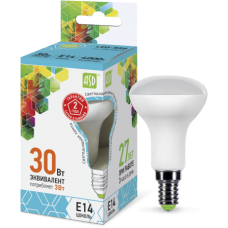 Лампа LED-R50-econom 3W/4000K 220В Е14 250Лм ASD