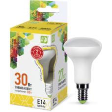 Лампа светодиодная LED-R50-econom 3Вт 220В Е14 3000K 250Лм ASD