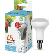 Лампа LED-R50-econom 5W/4000K 220В Е14 400Лм ASD