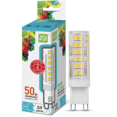 Лампа светодиодная LED-JCD-standard 5.0W 160-260В G9 4000К 400Лм ASD