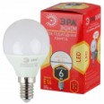 ECO LED P45-6W-827-E14 Лампы СВЕТОДИОДНЫЕ ЭКО ЭРА (диод, шар, 6Вт, тепл, E14)