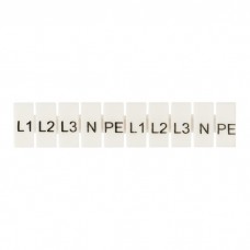 Маркеры для JXB-ST 6 с символами ``L1, L2, L3, N, PE`` (100 шт,) EKF PROxima