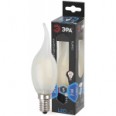 F-LED BXS-5W-840-E14 frost Лампы СВЕТОДИОДНЫЕ F-LED ЭРА (филамент, свеча на ветру мат., 5Вт, нейтр, E14)