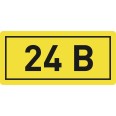 Наклейка ``24В`` (10х15мм,) EKF PROxima