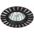 KL30 AL/BK Точечные светильники ЭРА алюминиевый MR16,12V/220V, 50W черный/серебро