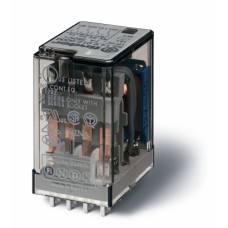 Миниатюрное универсальное электромеханическое реле монтаж на печатную плату 4CO 7A контакты AgNi катушка 220В DC степень защиты RTI опции: нет
