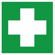 Наклейка ``Аптечка первой медицинской помощи`` EC01 (200х200мм,) EKF PROxima