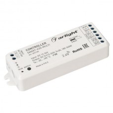 Контроллер SMART-K30-MULTI (12-24V, 5x3A, RGB-MIX, 2.4G) (ARL, IP20 Пластик, 5 лет)