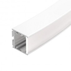 Профиль SL-ARC-3535-D1500-W90 WHITE (1180мм, дуга 1 из 4) (ARL, Алюминий)