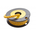 Маркер кабельный трубчатый в рулоне сечение 3,5-8,0 кв.мм (A)