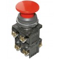 КЕ-192 У2 исп.3, красный, 2з+2р, гриб без фиксации, IP54, 10А ,660В, выключатель кнопочный (ЭТ)