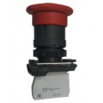 КМЕ 5501м -Ф УХЛ2, красный, 0но+1нз, гриб с фиксацией, IP54, выключатель кнопочный (ЭТ)