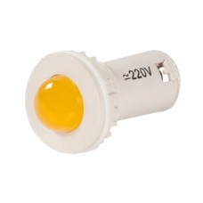 СКЛ-11-Ж-2-220, жёлтая, 220В AC/DC, d=27, сила света 20 мКд, светодиодная коммутаторная лампа (ЭТ)