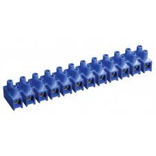 Зажим винтовой ЗВИ-10 н/г 2,5-6мм2 (2 шт/блистер) синие (ИЭК)