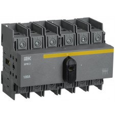 Выключатель-разъединитель модульный ВРМ-3 3P 100А IEK