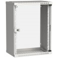 ITK Шкаф LINEA WE 15U 550x350мм дверь стекло серый