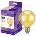 Лампа LED G95 шар золото 6Вт 230В 2700К E27 серия 360 IEK
