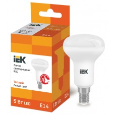 Лампа светодиодная ECO R50 рефлектор 5Вт 220В 3000К E14 IEK
