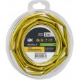Трубка термоусадочная ТТУ нг-LS 4/2 желто-зеленая (2м/упак) IEK