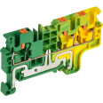 Колодка клеммная CP-MC-PEN заземляющая 3 вывода 2,5мм2 желто-зеленая IEK