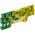 Колодка клеммная CP-MC-PEN заземляющая 4 вывода 4мм2 желто-зеленая IEK