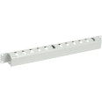 ITK 19` металлический кабельный органайзер с крышкой, 2U, серый