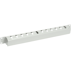 ITK 19` металлический кабельный органайзер с крышкой, 2U, серый