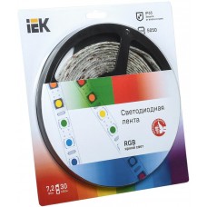 Лента LED 5м блистер LSR-5050RGB30-7,2-IP65-12V IEK