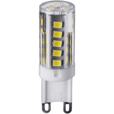 Лампа светодиодная (LED) d16мм G9 360° 3Вт 220-240В прозрачная нейтральная холодно-белая 4000К Navigator