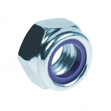 Гайка М10 с контрящим кольцом (DIN 985) (100 шт/уп)