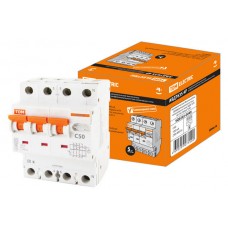 Автоматический Выключатель Дифференциального тока селективного типа АВДТ 63S 4P C50 100мА TDM
