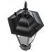 Светильник 6060-03 садово-парковый шестигранник, 60Вт, на опору, черный TDM