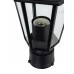 Светильник 6060-03 садово-парковый шестигранник, 60Вт, на опору, черный TDM