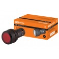 Кнопка SB7-CWL3465 с фиксацией, 1НО+1НЗ, d22 мм, с подсветкой 24 В LED, красная, IP54 TDM