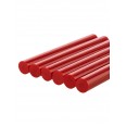 Клеевые стержни универсальные красные, 11 мм x 100 мм, 6 шт, `Алмаз` TDM