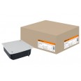 Распаячная коробка СП 115х115х45мм, крышка, метал. лапки, IP20, TDM