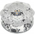 DLS-L301 3W GLASSY/CLEAR Светильник декоративный встраиваемый светодиодный 3Вт ТМ `Fametto`, серия L